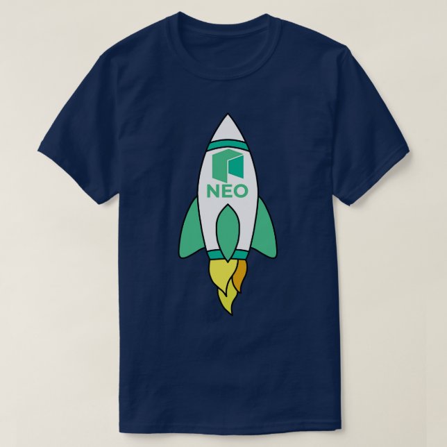 Camiseta Neo To The Moon Rocket (Diseño del anverso)