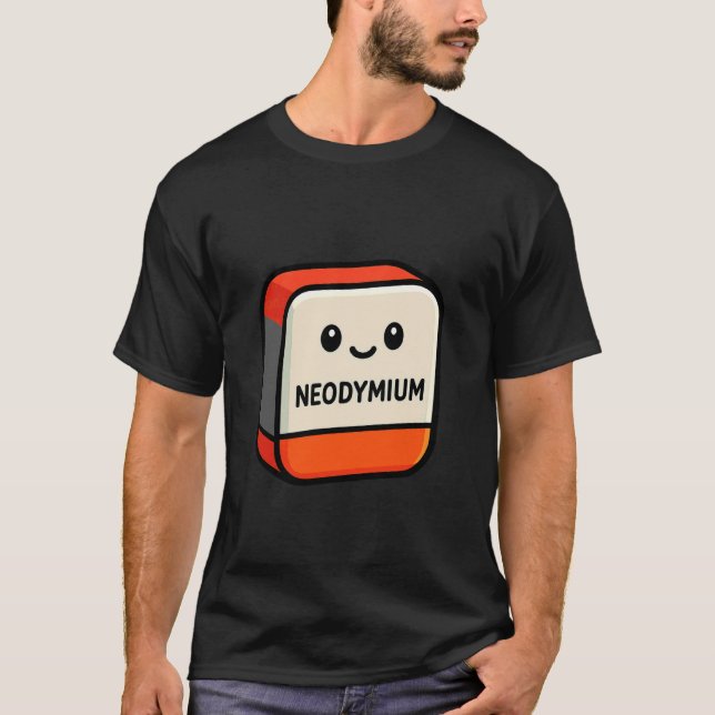Camiseta Neodimio Nd Elemento de la Tabla Periódica Poder M (Anverso)