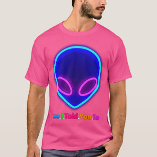 Camiseta Neon Alien Head