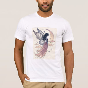 Camiseta Neon Angel Estético Cyberpunk Fantasy for Dreamer