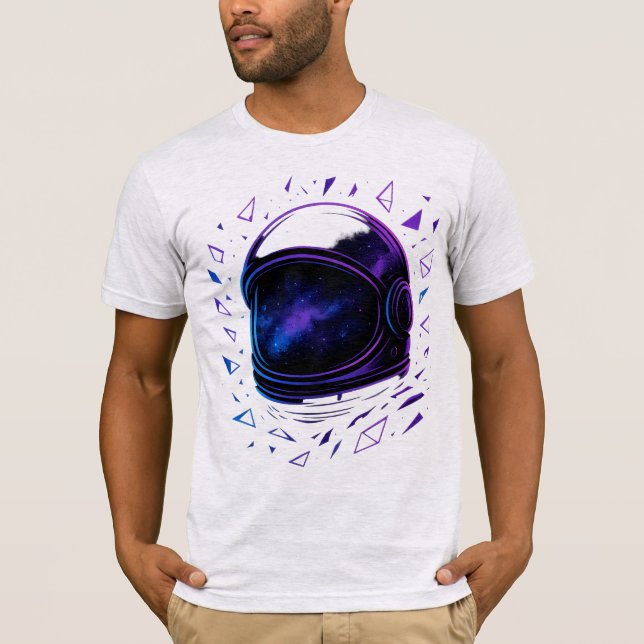 Camiseta Neon Astronauta Galaxy Mist (Anverso)