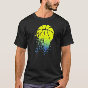 Camiseta Neon Basketball Glitch