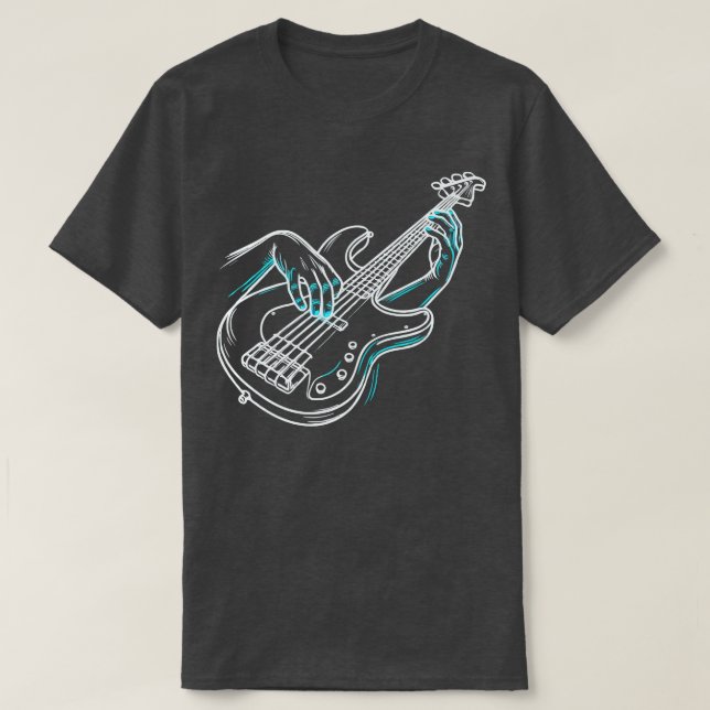 Camiseta Neon BassMan (Diseño del anverso)