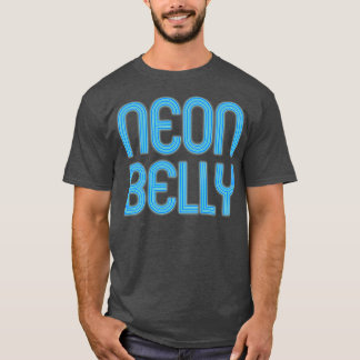 Camiseta Neon Belly Azul brasileño Jiu Jitsu para BJJ Guay 