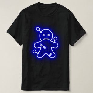 Camiseta Neon Blue Voo Doo Mens T-Shirt