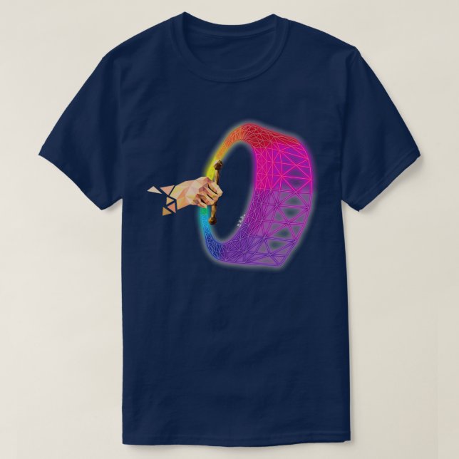 Camiseta Neon Bodhran (Diseño del anverso)