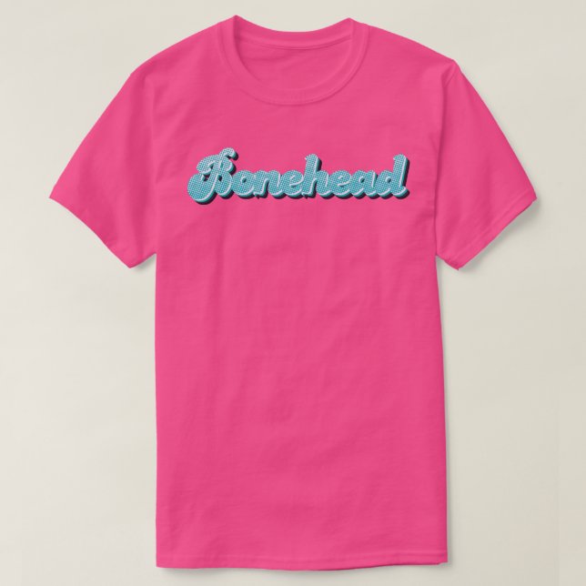 Camiseta Neon Bonehead (Diseño del anverso)