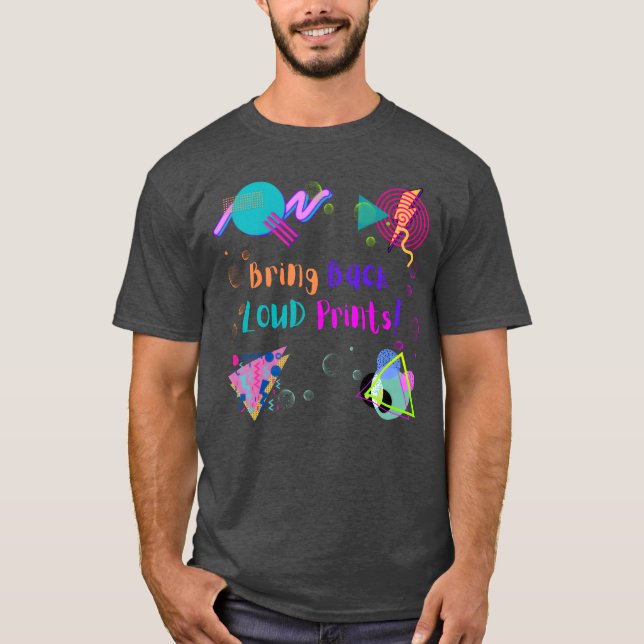 Camiseta Neon Bring Back Loud Prints (Anverso)