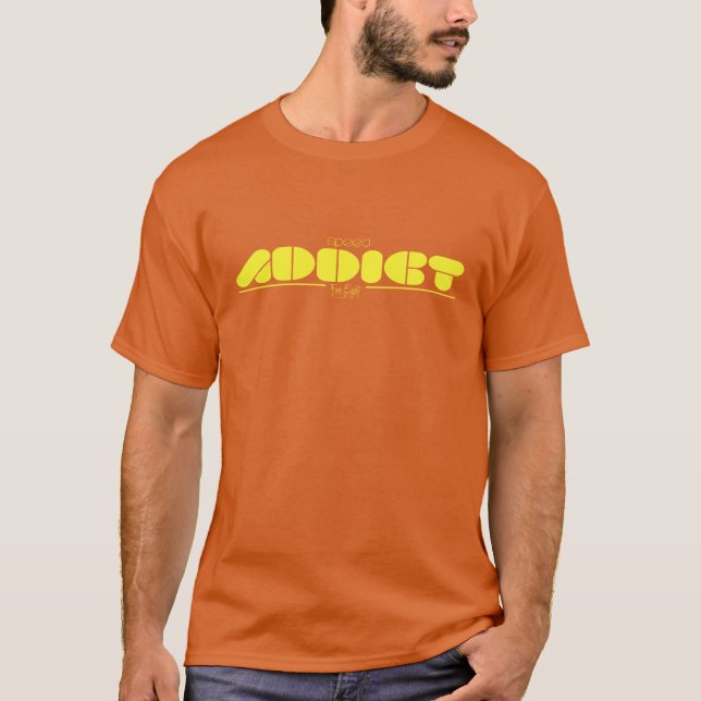Camiseta Neón del adicto a la velocidad (Anverso)