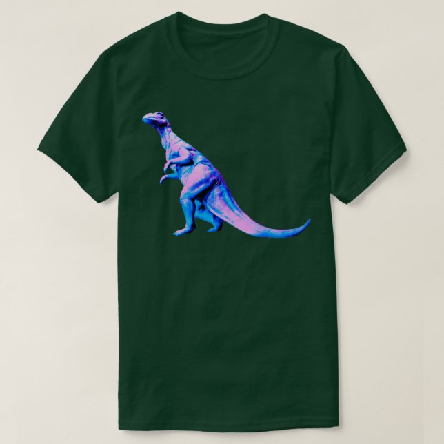 Camiseta Neon Dinosaur (Diseño del anverso)