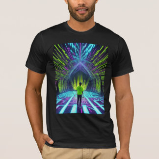 Camiseta "Neon DJ Labyrinth Men's