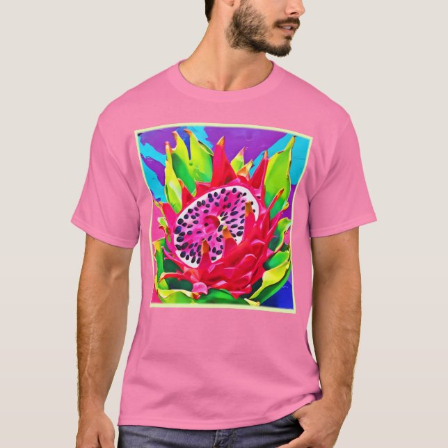 Camiseta Neon Dragon Fruit Splendor (Anverso)