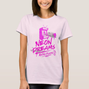Camiseta Neon Dreams Retro Fusion – Graffiti Arcade