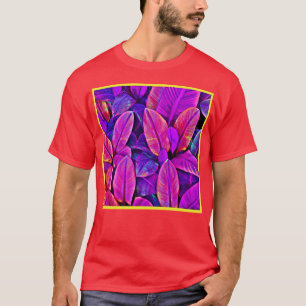 Camiseta Neon Elegance Vivid Leaf Radiance