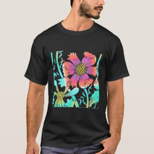 Camiseta Neon Flowers