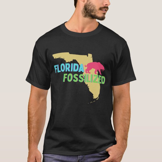 Camiseta Neon fosilizada de Florida (Anverso)