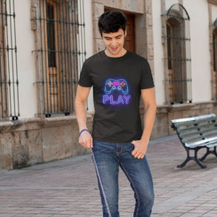 Camiseta Neon Game Controller