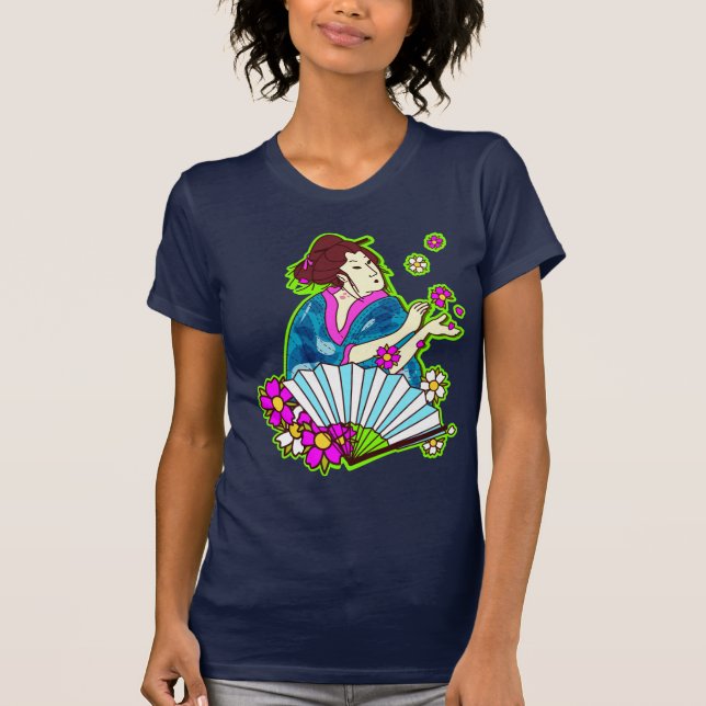 Camiseta NEON geisha (Anverso)