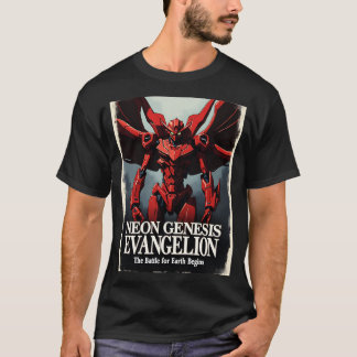 Camiseta Neon Genesis Evangelion La Batalla
