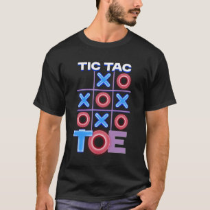 Camiseta Neon Glow Tic Tac Toe