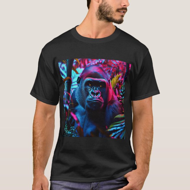 Camiseta Neon Gorilla (Anverso)