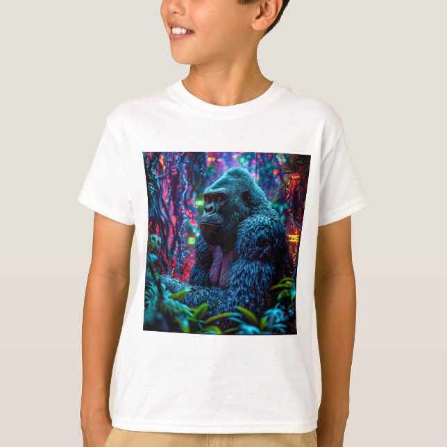 Camiseta Neon Gorilla (Anverso)