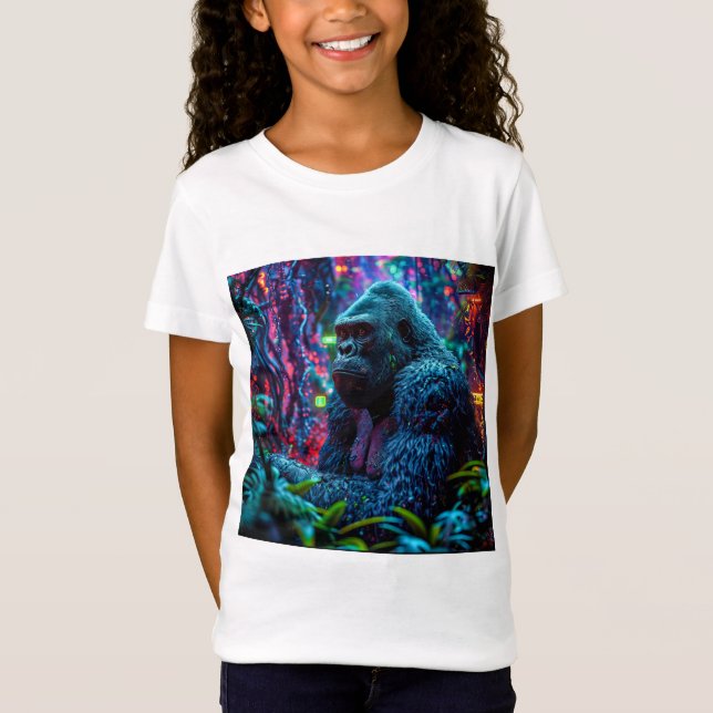 Camiseta Neon Gorilla (Anverso)