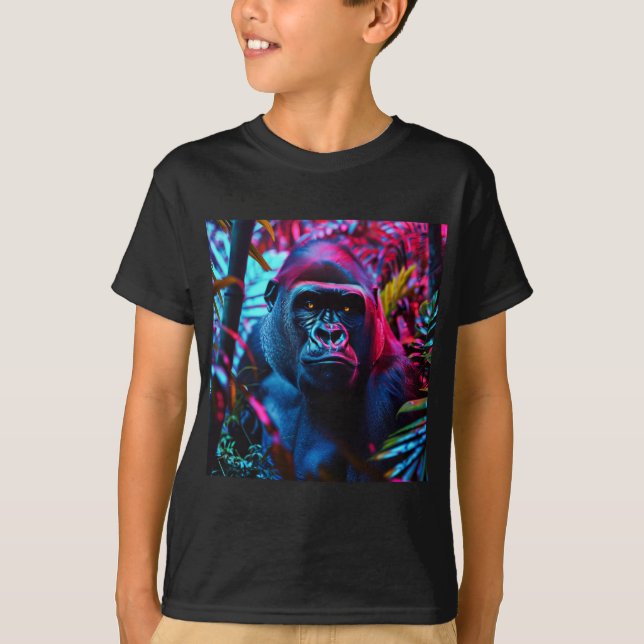 Camiseta Neon Gorilla (Anverso)