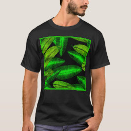 Camiseta Neon Green Leaves Art. Comprar ahora