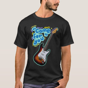Camiseta Neon Guitar Ven Por Ti