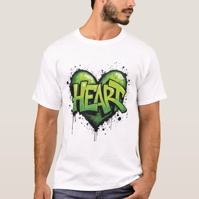 Camiseta Neon Heartbeat (Anverso)