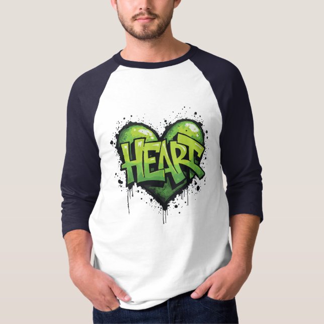 Camiseta Neon Heartbeat (Anverso)