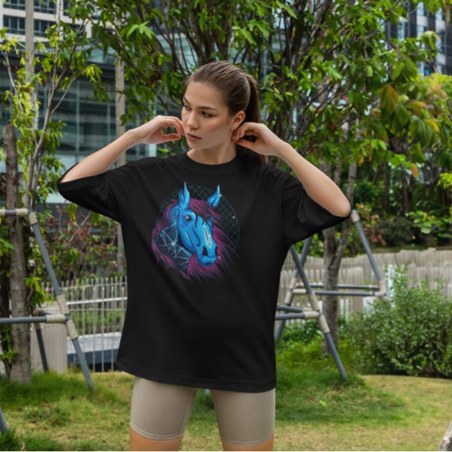 Camiseta Neon Horse (Subido por el creador)