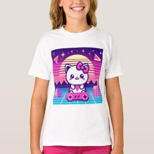 Camiseta Neon Kitty