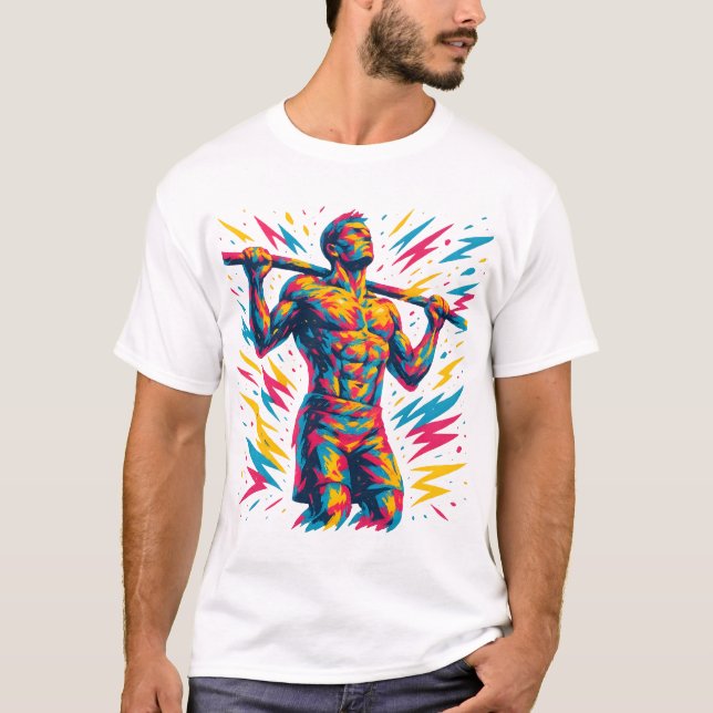 Camiseta Neon Klimmzug (Anverso)