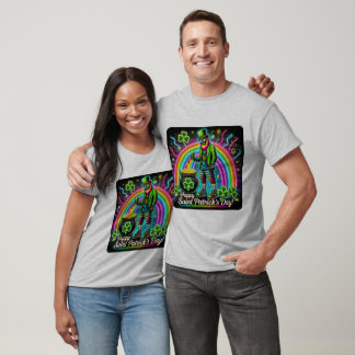 Camiseta Neon Leprechaun Vibes: Día de San Patricio