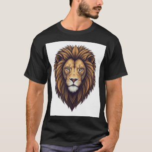 Camiseta Neon Lion Tees Futurista León Ciber León