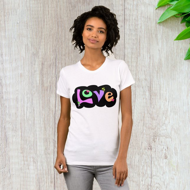 Camiseta Neon Love Womens T-Shirt (Subido por el creador)