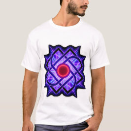 Camiseta Neon Mandala – Resplandor Púrpura