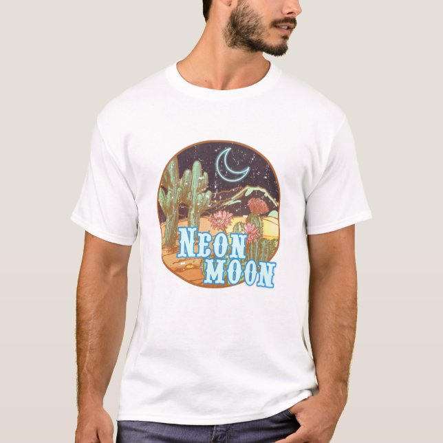 Camiseta Neon Moon Retro Western (Anverso)