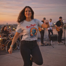 Neon Nights Loud Lives Rock – Vintage Americana