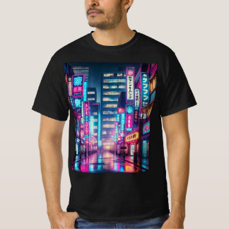 Camiseta Neon Nights Tokyo Dreams T-shirt