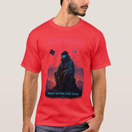Camiseta Neon Nomad - Ciber Desert Wanderer