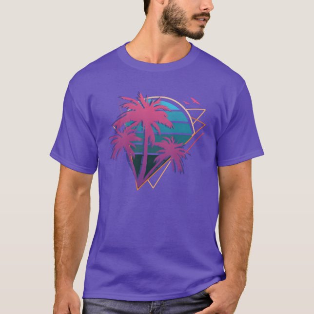 Camiseta Neon Palmrees friend (Anverso)