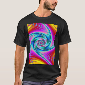 Camiseta Neón que remolina (tela oscura)