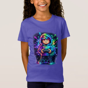 Camiseta Neon RGB Gamer Boy – Cute Chibi