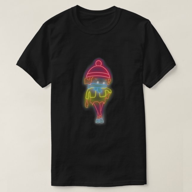 Camiseta Neon Sneaky Sasquatch Classic (Diseño del anverso)