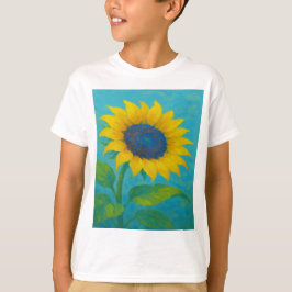 Camiseta Neon Sunflower - Naturaleza audaz en luz intensa