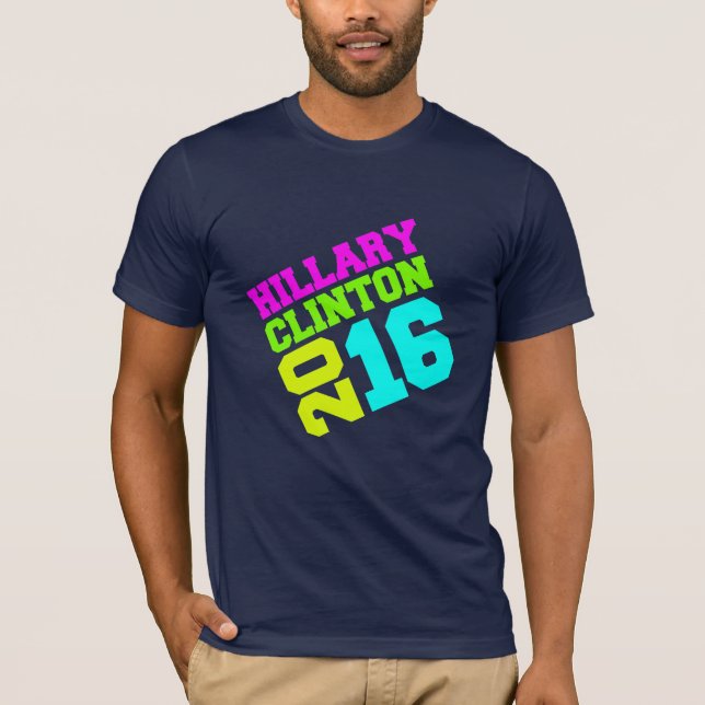 Camiseta NEÓN SWAY.png de HILLARY CLINTON (Anverso)