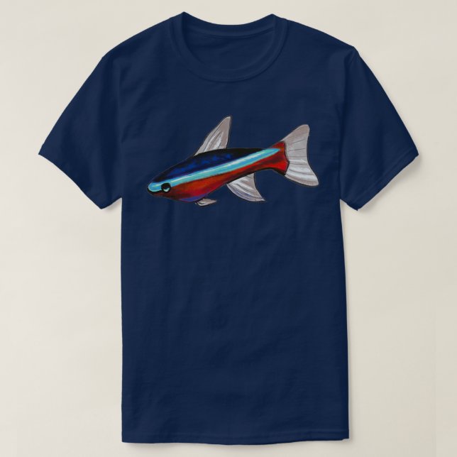 Camiseta Neon Tetra (Diseño del anverso)